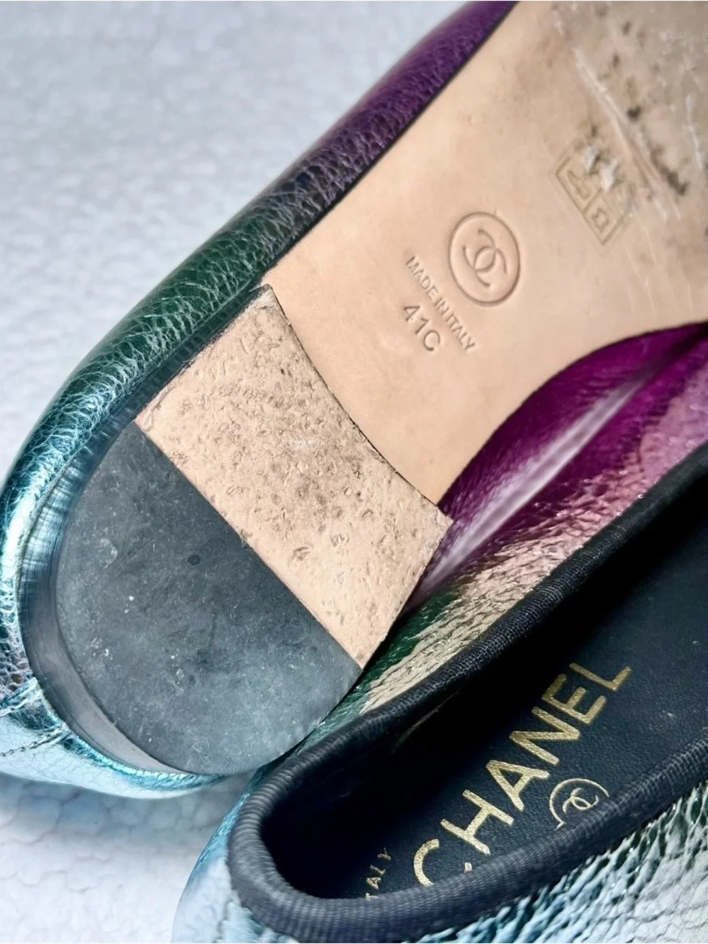 CHANEL ballet flats